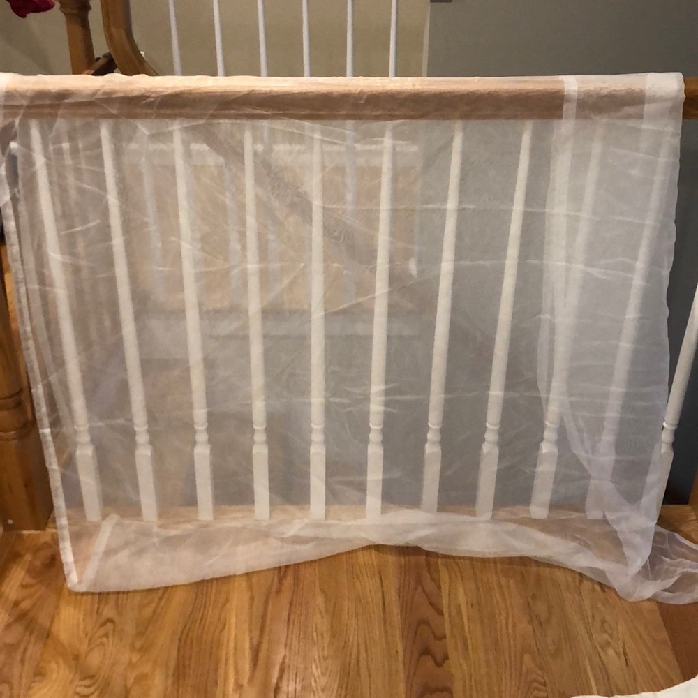 IKEA sheer Curtains 98”
